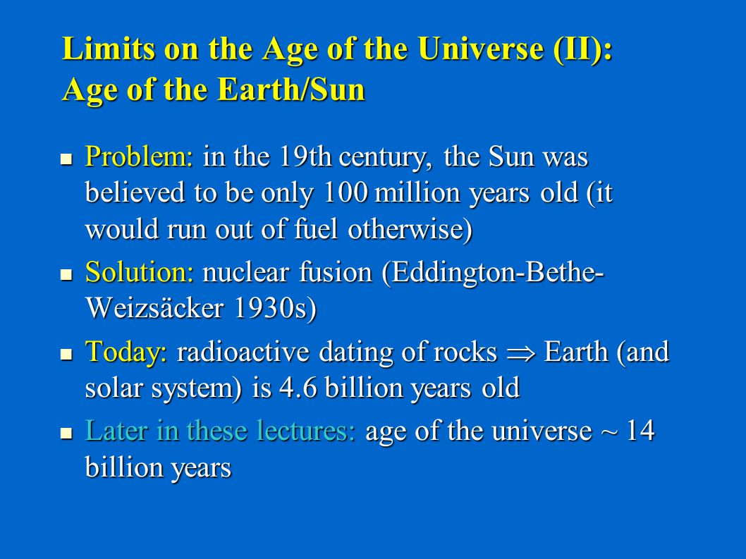 the problem with radioactive dating