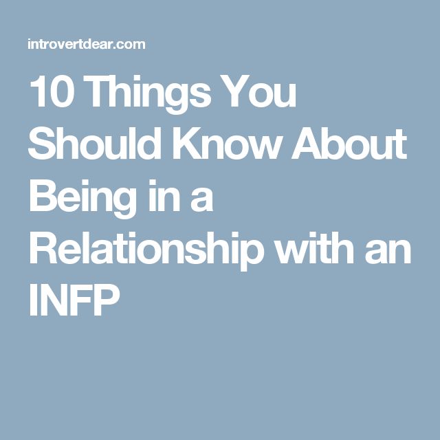 infp dating tips