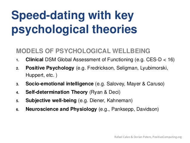 speed dating psychology research