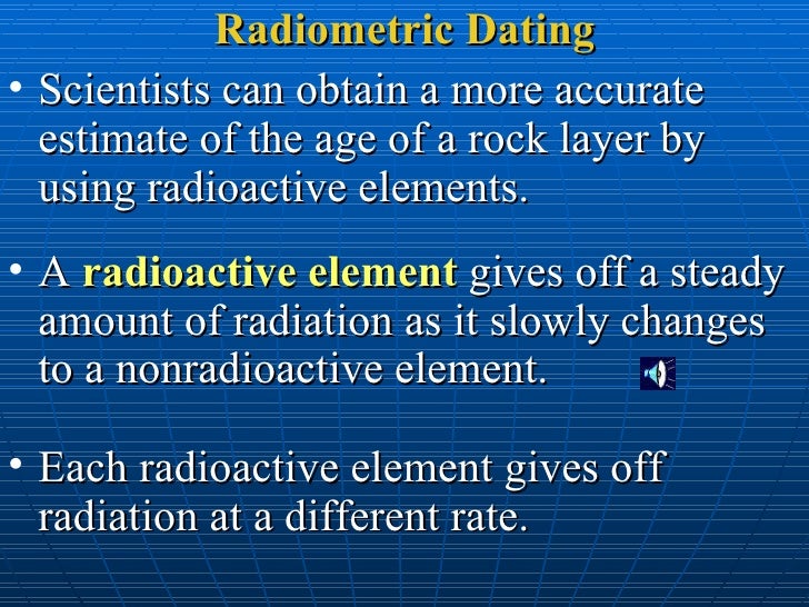 what kind of rock is used for radiometric dating