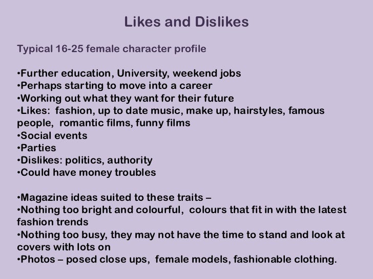 examples of female profile for online dating
